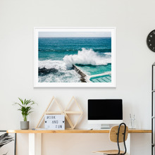 Bondi Crash Framed Print