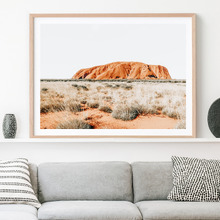 Uluru Framed Paper Print Wall Art