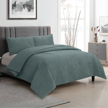 Stormy Sea Hana Velvet Quilt Cover Set