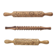 3 Piece Wooden Rolling Pin Set