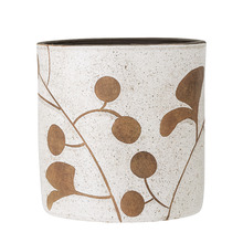 White Janis Deco Flower Pot