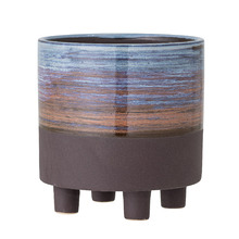 Blue Maes Flower Pot