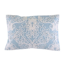 Haimi Embroidered Cotton Lumbar Cushion