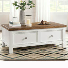 Zuniga Rectangular Acacia Wood Coffee Table