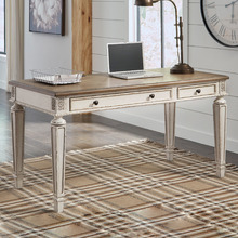 Natural & White Lorianne Office Desk