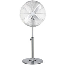 Chrome Delmer Metal Pedestal Fan