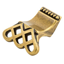 Venetian Zamak Finger Pull Cabinet Knob