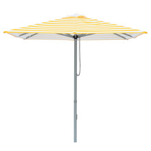 2m Yellow & White Striped Capri Market Umbrella