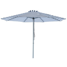 3m Black & White Striped Mont Blanc Market Umbrella