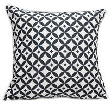 Navy & White Jaded Outdoor Cushion