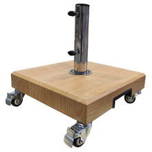 Timber-Look Aluminium Umbrella Base