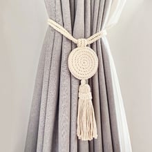 Spiralled Cotton Tassel Curtain Tieback