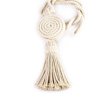 Spiralled Cotton Tassel Curtain Tieback