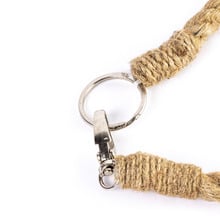 Natural Triple Sphere Jute Curtain Tieback