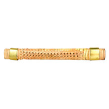 Rattan & Brass Cabinet Handle