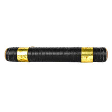 Leather & Brass Cabinet Handle