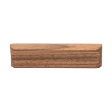 Loch Walnut Wood Curved Slimline Cabinet Handle