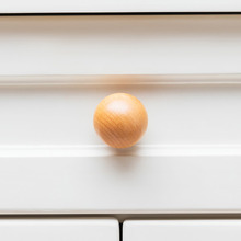 Loch Beech Wood Sphere Cabinet Knob