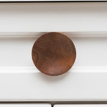 Blyth Walnut Wood Concave Cabinet Knob