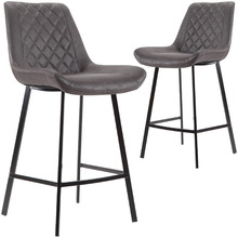 66cm Jill Suede Barstools (Set of 2)