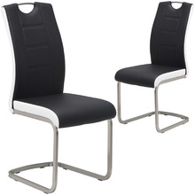 Edison Faux Leather Dining Chairs (Set of 2)