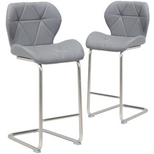 66cm Jacob Faux Leather Barstools (Set of 2)