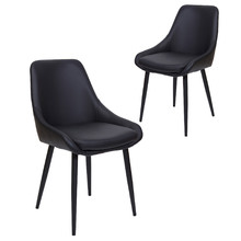 Stephen Faux Leather Dining Chairs (Set of 2)