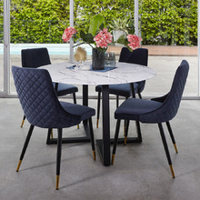 4 Seater Nova Dining Table & Casey Chair Set