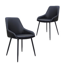 Alexa Faux Leather Dining Chairs (Set of 2)