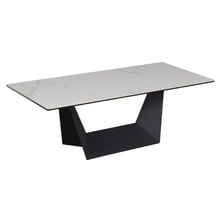 Edmund Rectangular Ceramic Coffee Table