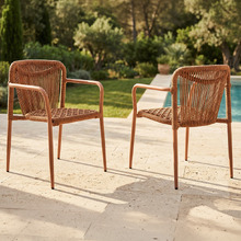 Cyra Rope Outdoor Dining Chairs (Set of 2)