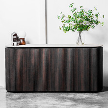 Caelric Travertine-Look Buffet