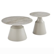 2 Piece Shara Ceramic Coffee Table Set