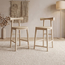 Junia Rubberwood Dining Chairs (Set of 2)