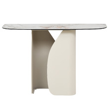 Milford Ceramic & Glass Console Table