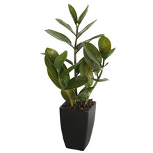 46cm Potted Faux Zanzibar Plant