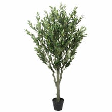 180cm Potted Faux Bushy Olive Tree