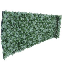 Faux Ivy Leaf Hedge Roll with Shade Cloth Backing