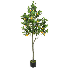 150cm Potted Faux Lemon Tree