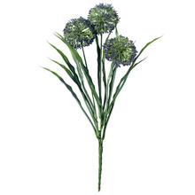 35cm Faux Purple Hydrangea Stems (Set of 3)