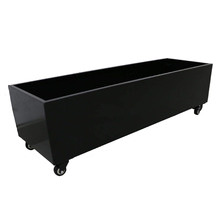 110cm Metal Planter with Wheels