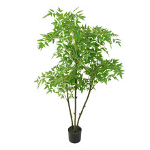 140cm Pyramus Potted Faux Nandina Tree