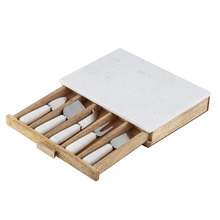 6 Piece Eliot Cheese Knife Set with Chopping Board