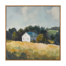 Prairy House Framed Canvas Wall Art