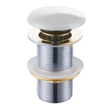 White 32mm Stainless Steel Basin Pop-Up Waste
