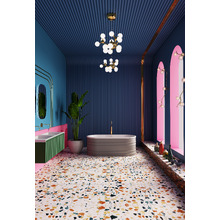 Grey Bucciano 1675mm  Freestanding Bath