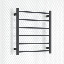 650 x 700mm 6 Bar Wall Mounted Heated Towel Rail