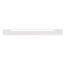 H Collection 1200mm Matte White Solid Surface Shower Shelf