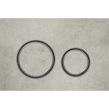 Sigma50 Concrete-look Round Dual Flush Plate
