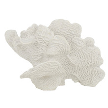 White Foliose Coral Polyresin Ornament